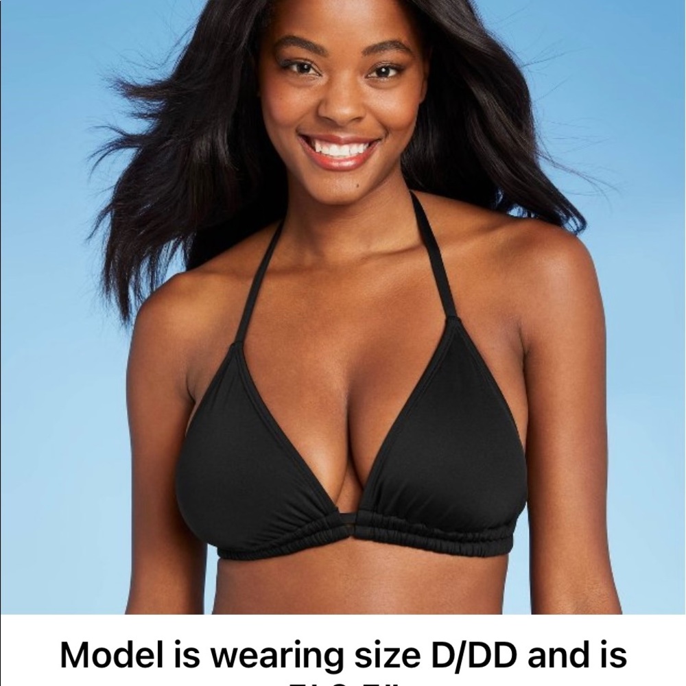 Women’s black bikini top. Just the Top